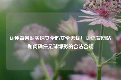 kb体育网站买球安全吗安全无忧！KB体育网站如何确保足球博彩的合法合规